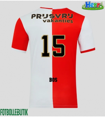 Feyenoord Jordan Bos #15 Hemmatröja 2025-26 Kortärmad